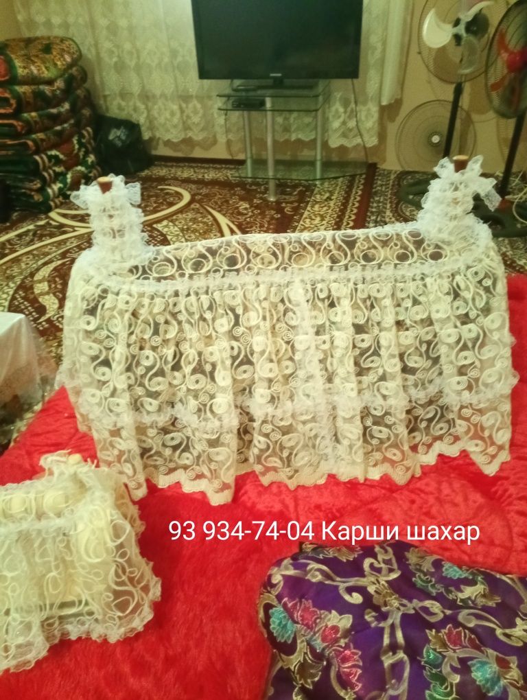 Тайёр холатдаги бешик ва бешик анжомлари сотилади!