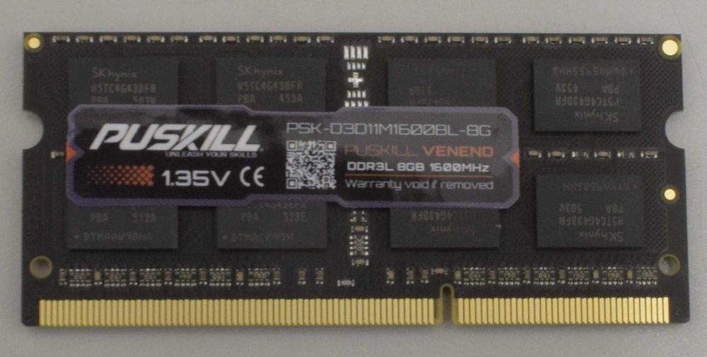 RAM laptop DDR3L SoDIMM 8 GB/modul 1600 MHz inclusiv  montaj