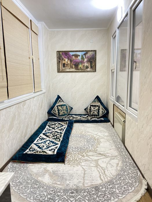 Сдается посуточная квартира в 14 мрк дом 9 на первом этаже. 2-х ком.