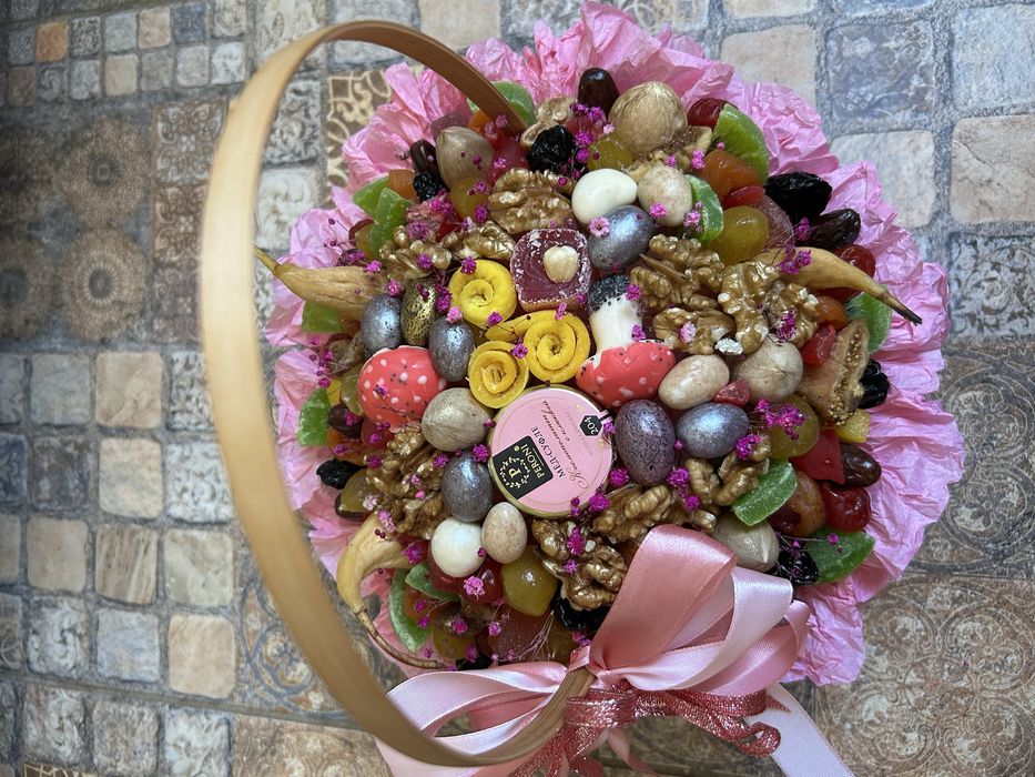 съедобные, полезные букеты и подарки