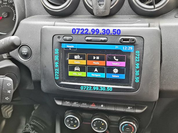 Hărți Dacia Renault MediaNav  Navigație Cameră Marșarier Logan Duster