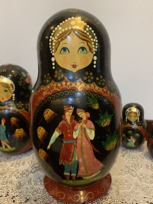 Сувенир матрешка 7 кукол 24 см.