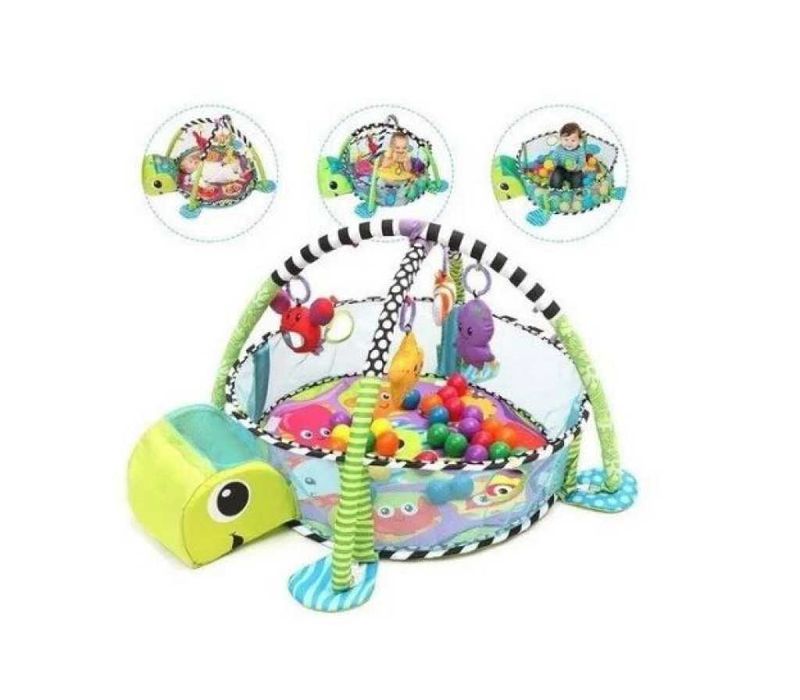 Център за игра с матрак за активност и кошара за бебета
