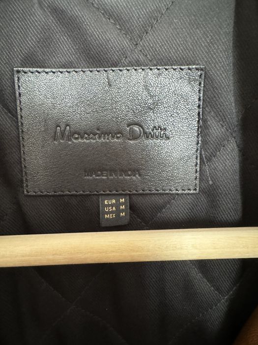 Jacheta din Piele Massimo Dutti