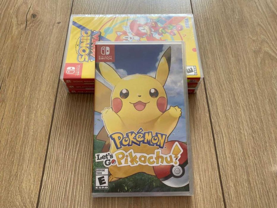 Новый Pokemon: Let's Go Pikachu Nintendo Switch/Покемон Нинтендо Свитч