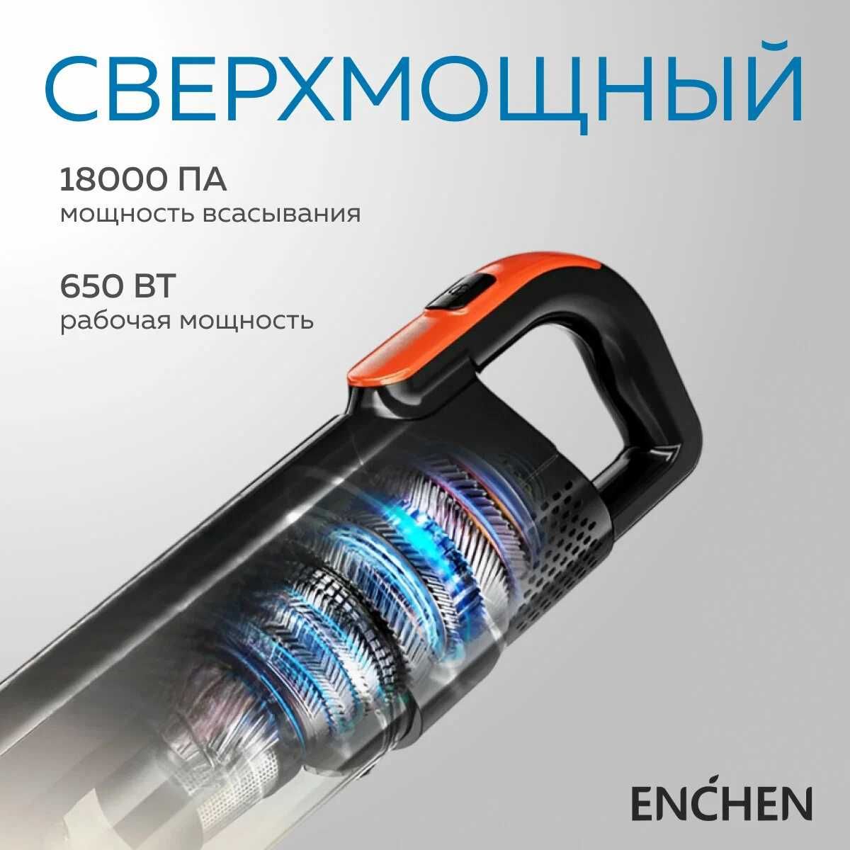Вертикальный пылесос Enchen V3 PRO