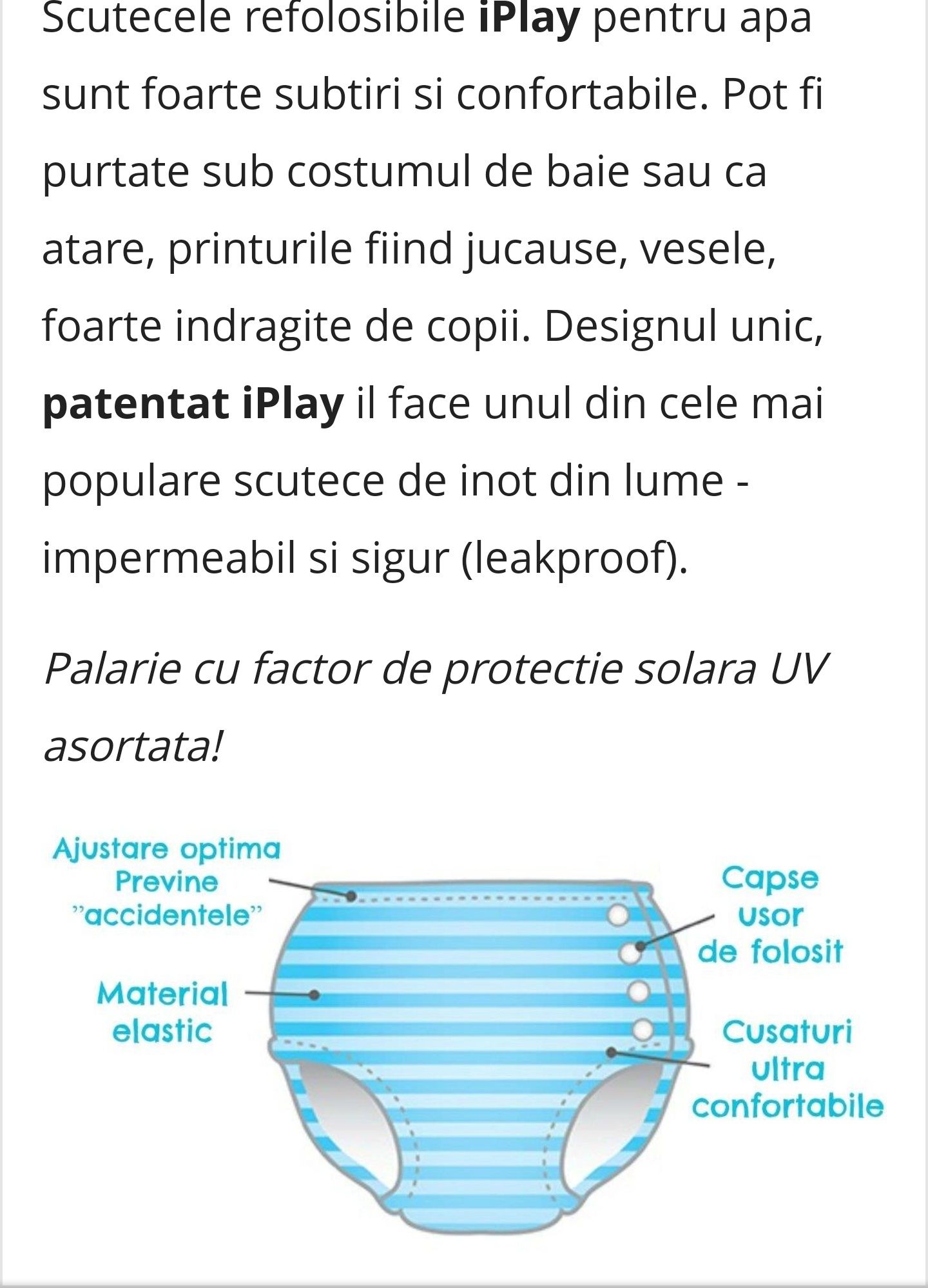 Chilotei/ slip impermeabil refolosibil iPlay