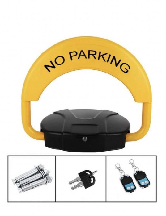 Blocator loc parcare electric automat NO PARKING alarma suporta 2 tone