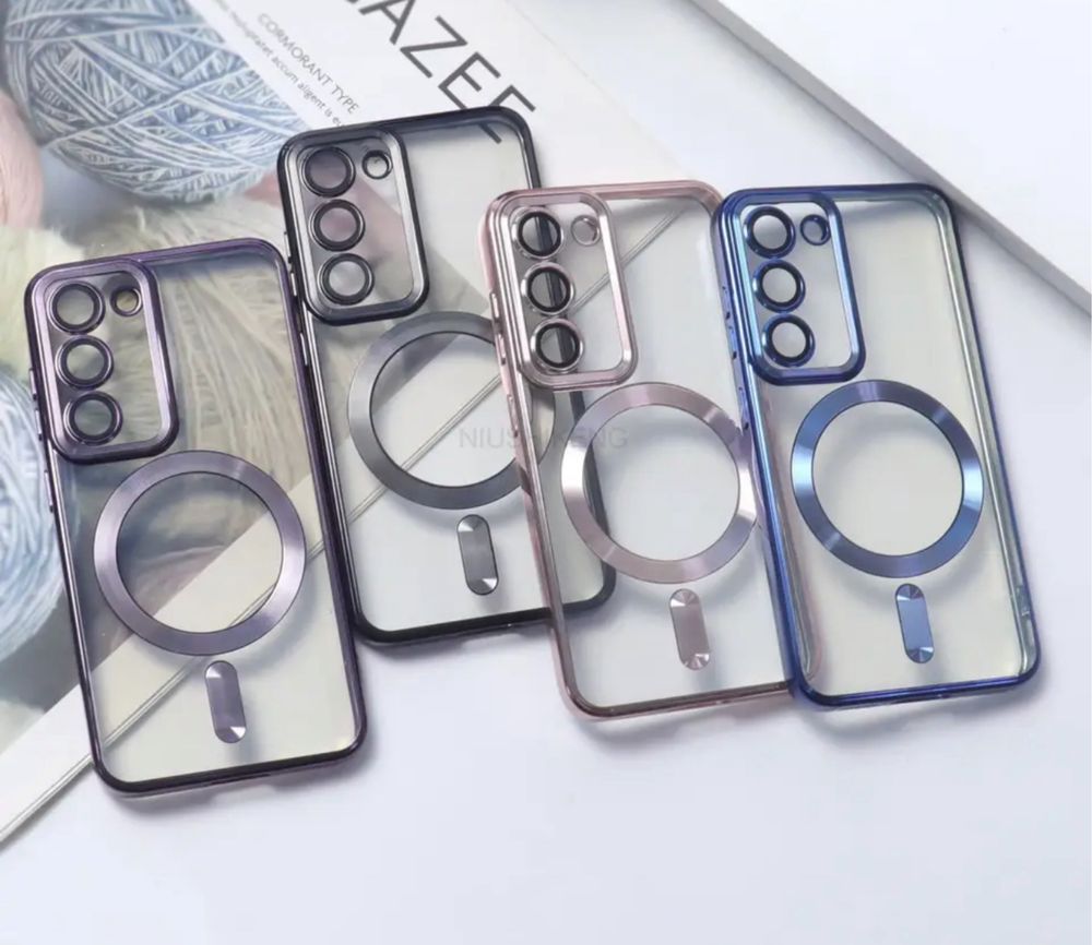 Samsung S20 FE S21 FE S24 FE - Husa TPU Luxury Incarcare Magnetica