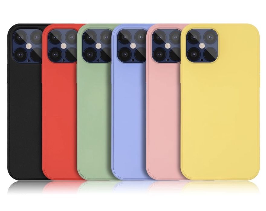 Husa Simple Touch Silicon Catifea Interior Iphone 12 13 14 15 PRO MAX