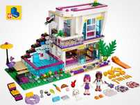 NOU TIP brand L joc fete Friends Casa vedetei pop Livi 41135