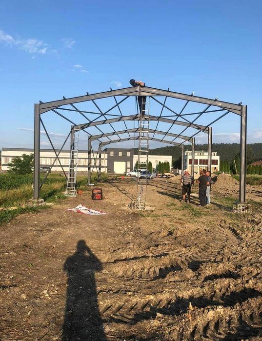 Vând hale metalice conform proiectului dvs asiguram si montaj