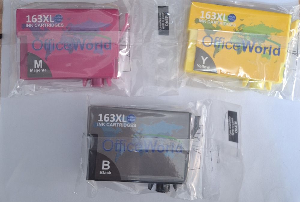 Cartușe de cerneală X3 Office World 163XL
Office World 163XL
