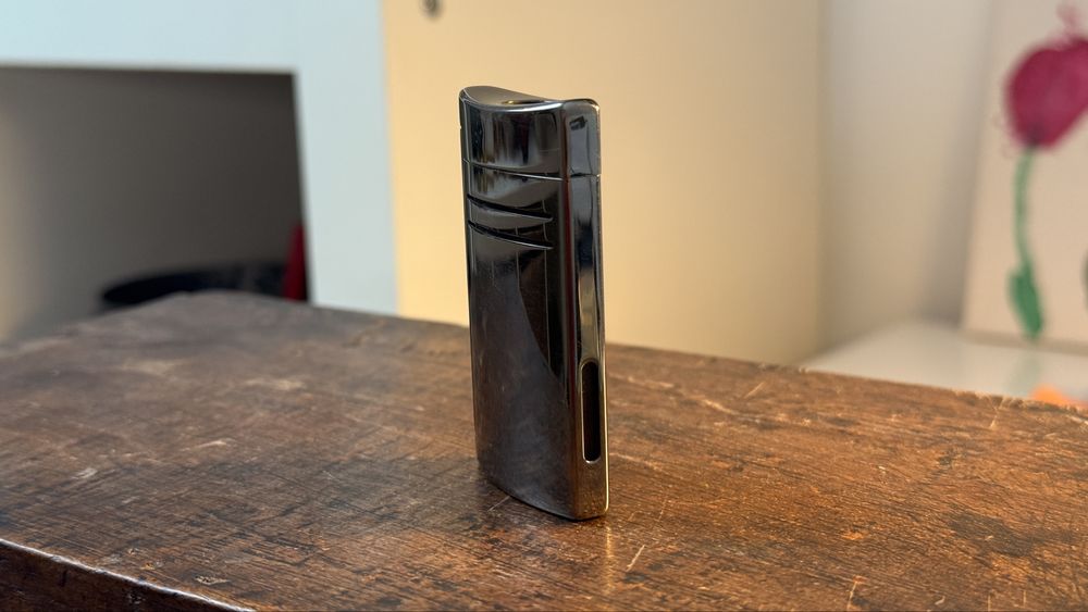 Bricheta ST Dupont de colectie maxijet gri in stare buna