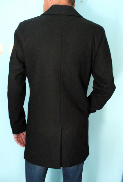 Преходно мъжко палто-JACK & JONES в черно