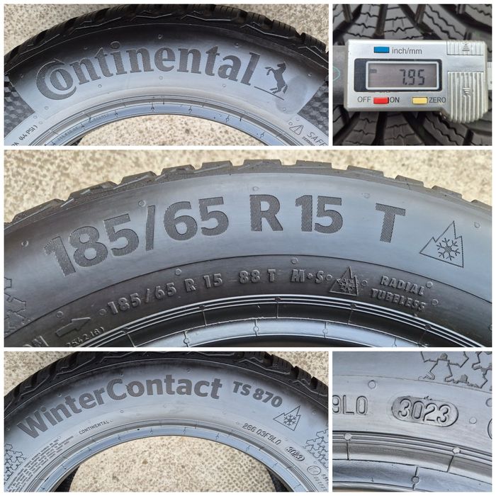 O bucată 185/65 R15 M+S iarnă - una Debica Continental
