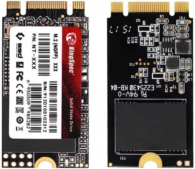 SSD KingSpec M.2 NVMe PCIe,512GB 2242 SATA III 6 Gbps intern M.2,NGFF