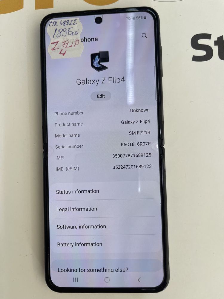 Telefon Samsung Galaxy Z Flip4, 8GB RAM, 128GB, 5G -P-