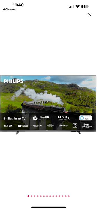 Televizor LED Smart PHILIPS 43PUS7608, Ultra HD 4K, HDR10, 108cm