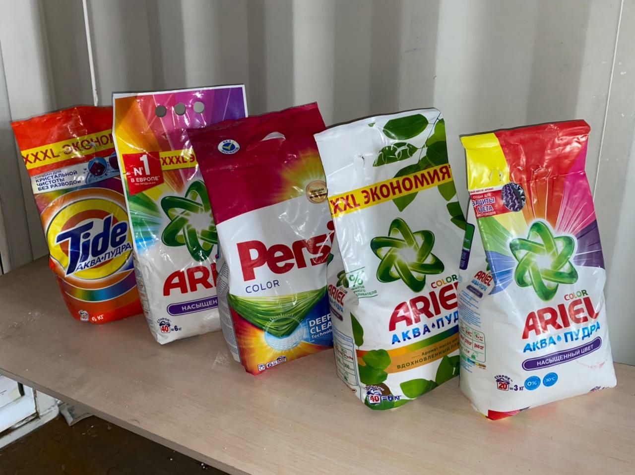 Оптом порошок. Persil, tide, ariel, abc 6 кг