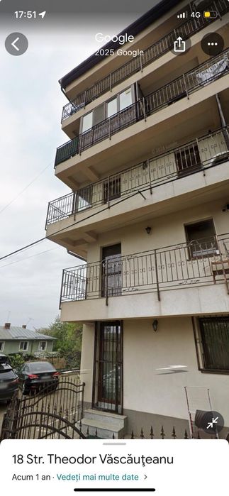 PF Inchiriez apartament 2 camere  Copou, bloc  nou, loc parcare,view