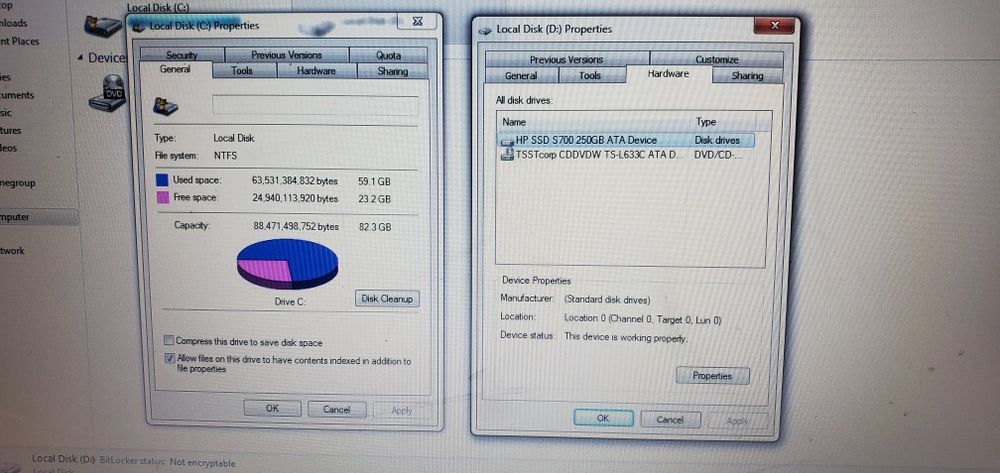Laptop Acer I3, ecran 15.6, procesor - 2,13 GHz, 250 GB 8GB Rami