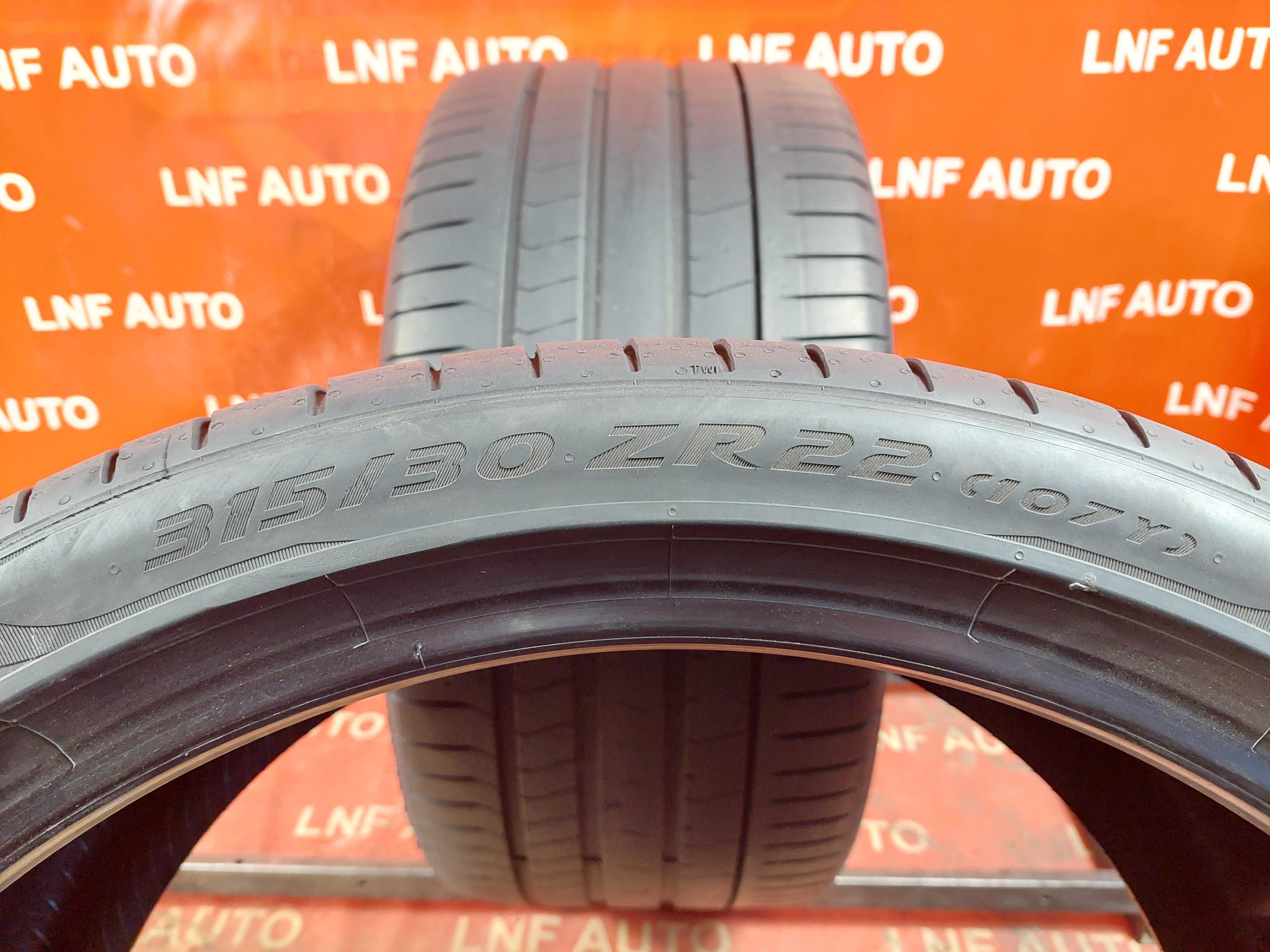 Anvelope de VARA - 315/30/22 - PIRELLI - 6.37 MM - DOT 2019 !