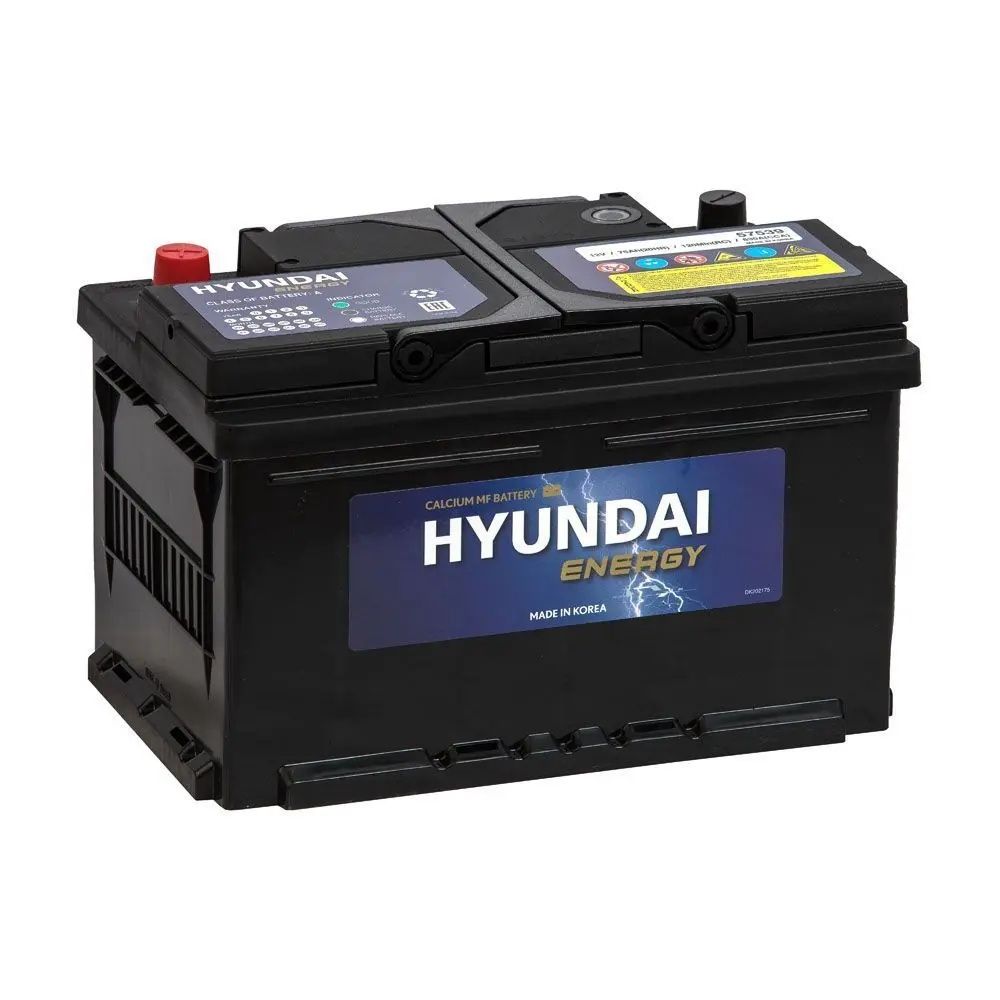 Аккумулятор Hyundai Energy 65 Ач (75D23L, правый+)