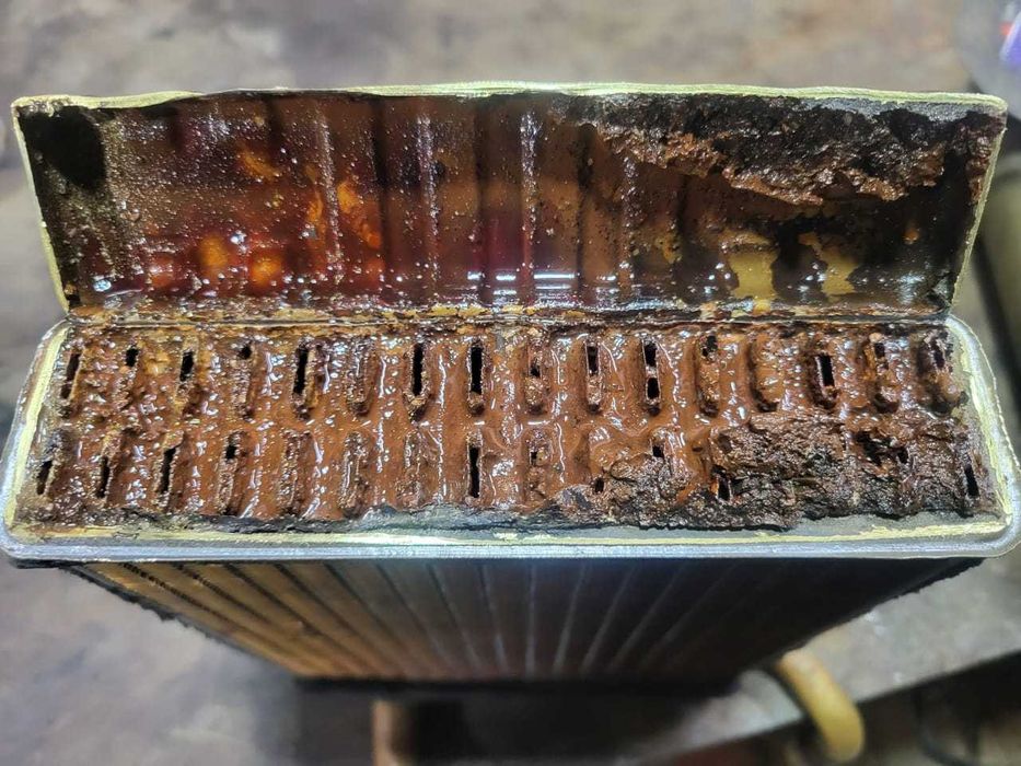 Промывка радиатора печки