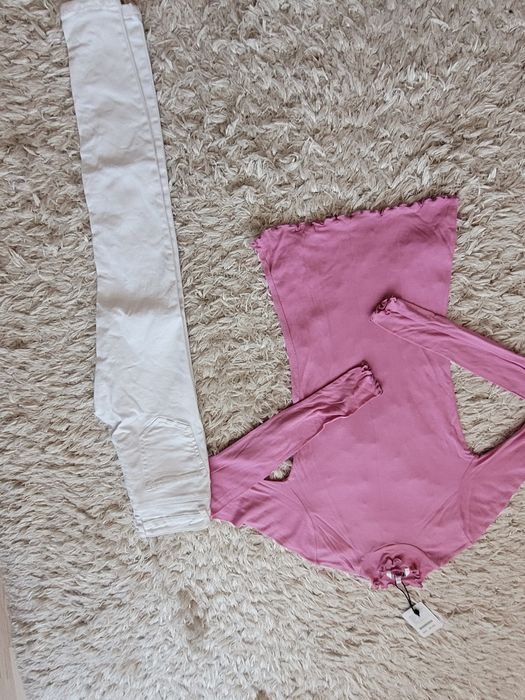 Blugi +top marime xs