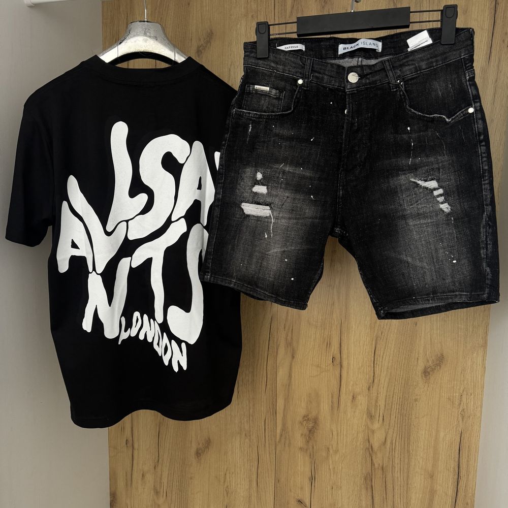 Къси дънки Dsquared2 / Black Island / Armani