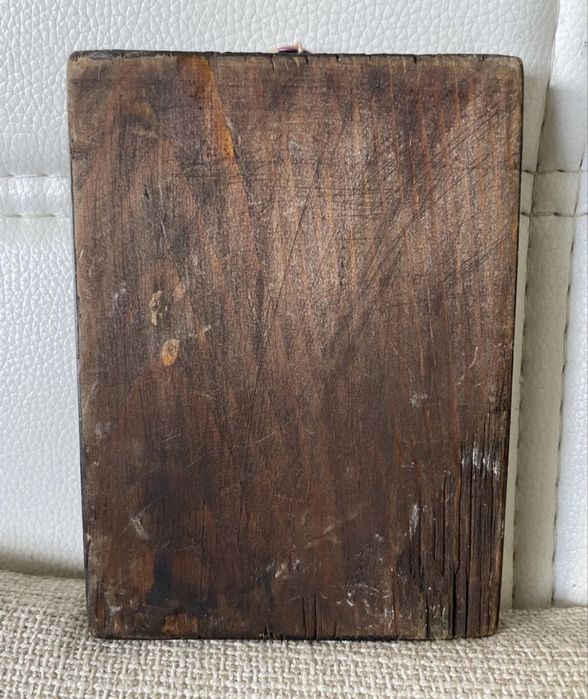 Icoana veche pe lemn.