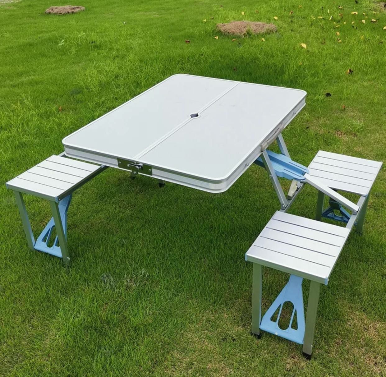 Раскладной стол для пикника со стульями Складной стол для пикника со с