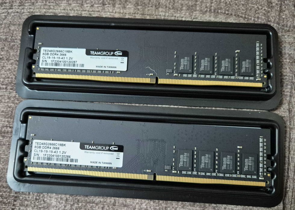 Оперативная память 8 gb, DDR4, частота 2666 MHq