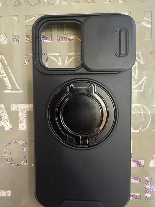 Husă cu inel si protectie camere MagSafe -iPhone 14 ProMax