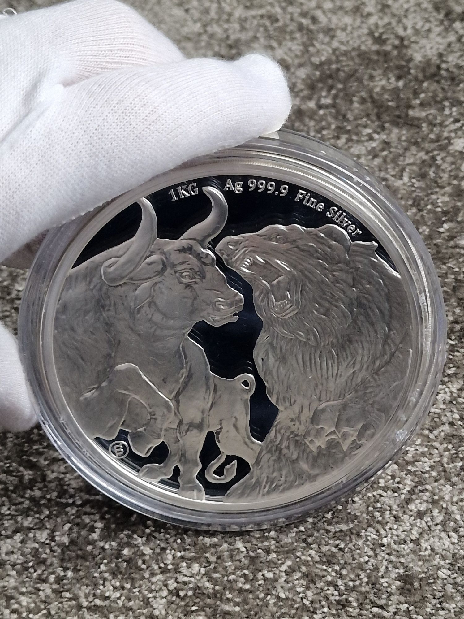 Moneda Argint pur 1 kg