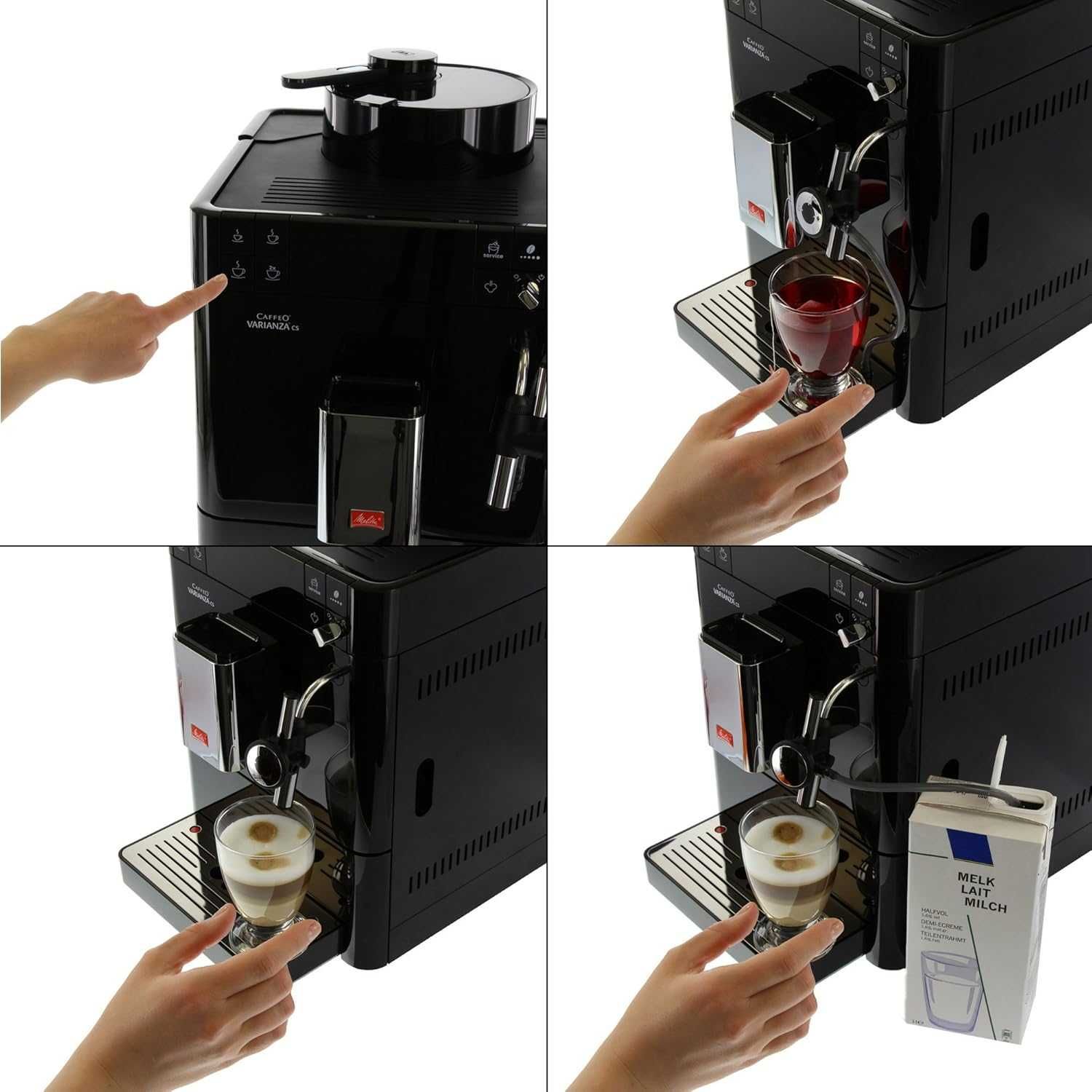 Кафеавтомат Melitta Caffeo Varianza CS F550-102 автоматичен кафе робот