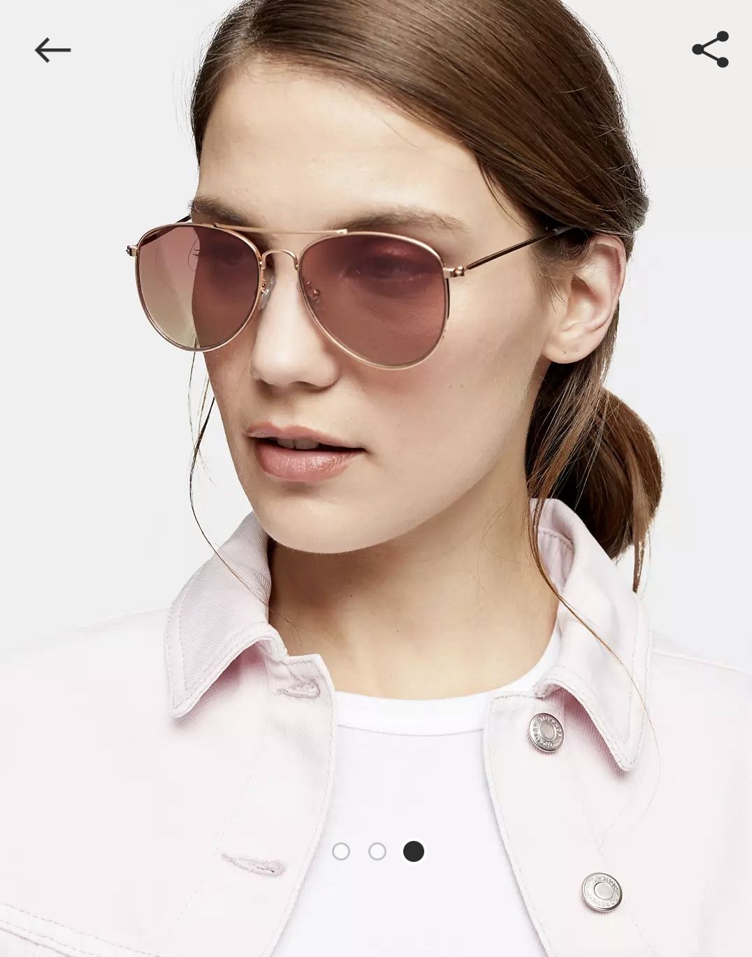 Ochelari de Soare TOPSHOP aviator