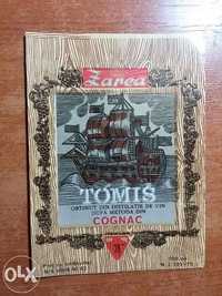 etichete vechi cognac triumpf,tomis si zarea 1974-1975