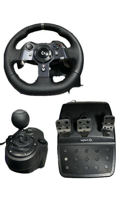 Logitech G920 Driving Force + Pedale + Shifter - stare impecabila