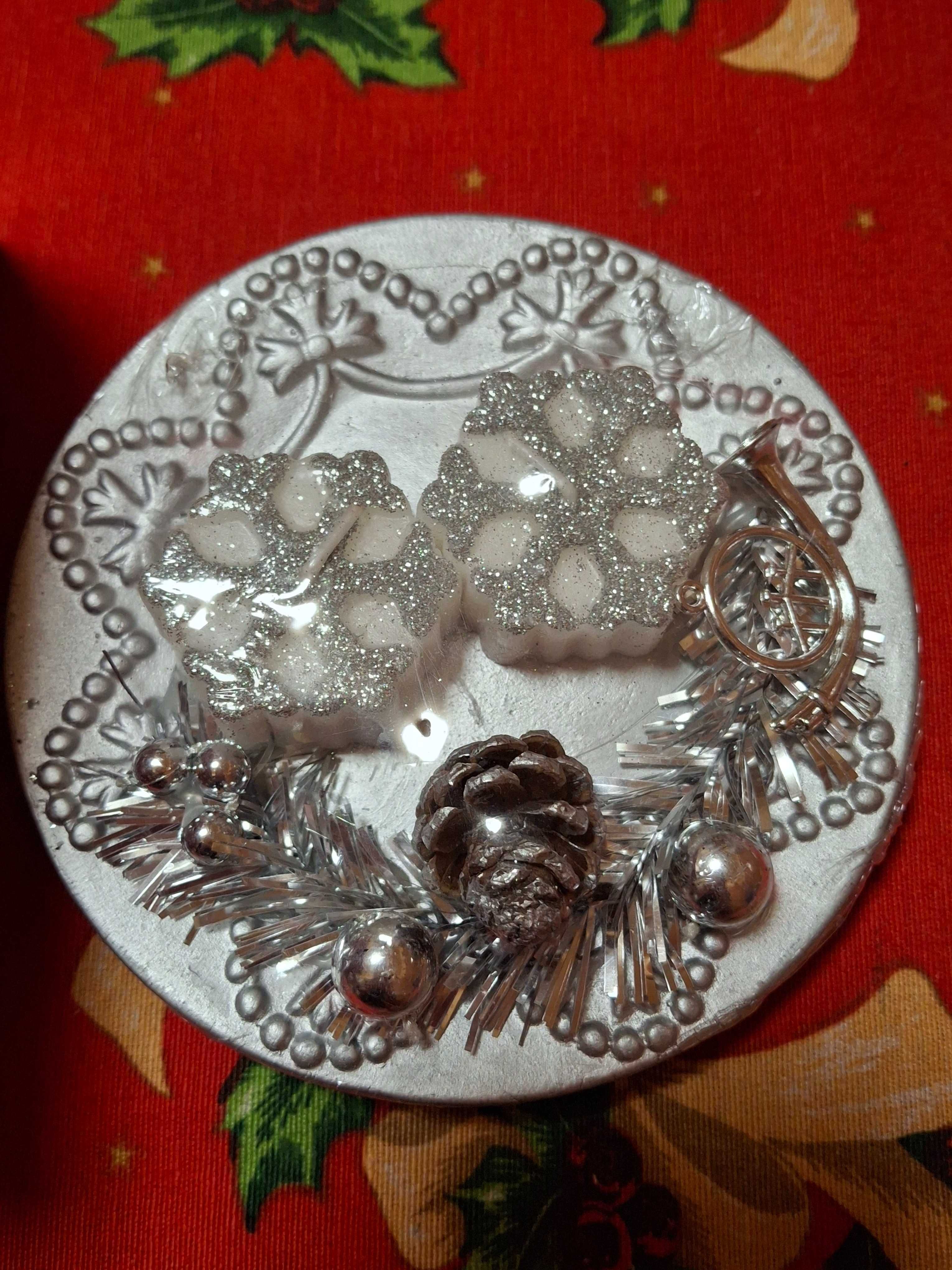Set cadou Craciun (cana + lumanare)
