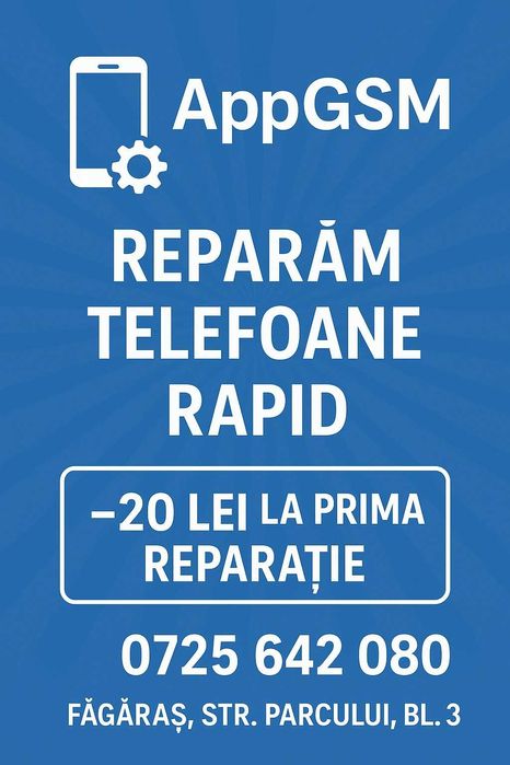 Reparații Telefoane/Service GSM - Samsung/iPhone/Xiaomi/Huawei/Oppo