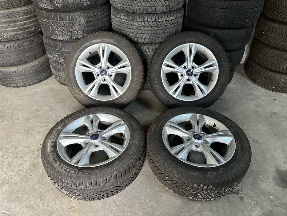 Jante Ford Focus + Anvelope 215 55 16 MS Ca noi