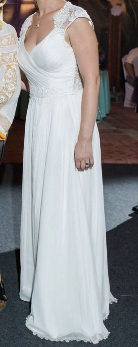 Rochie mireasa S/M matase