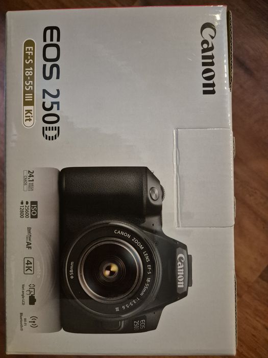 Aparat foto DSLR CANON EOS 250D, sigilat