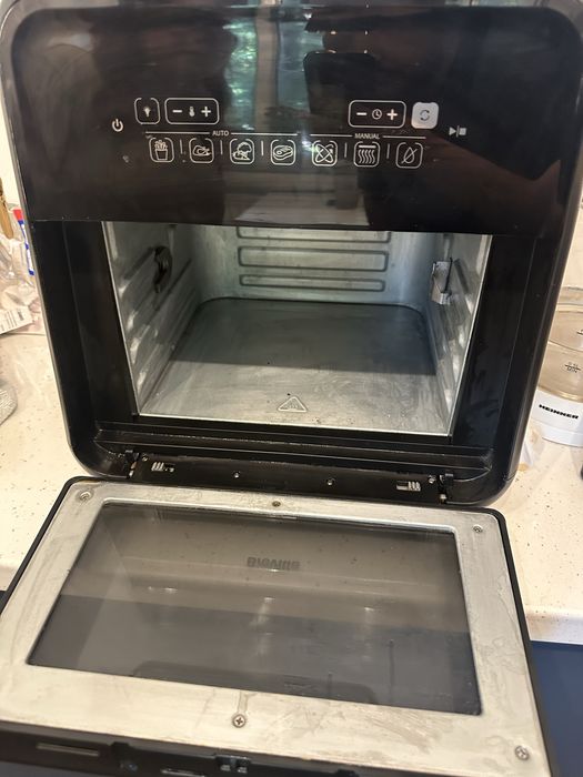 Airfryer, friteuză cu aer cald și rotisor, fără ulei, Breville