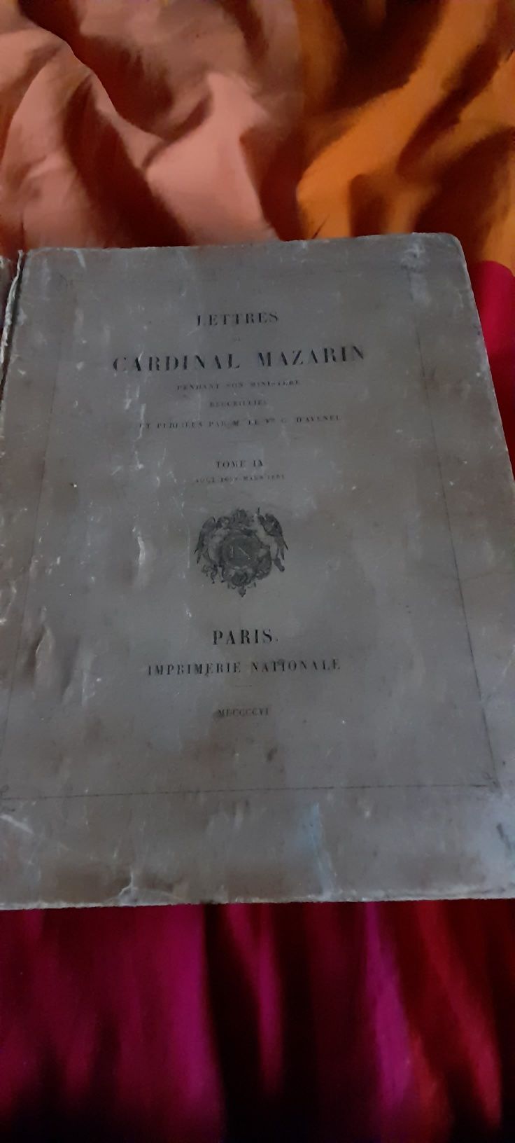 Carte veche,Scrisorile Cardinalului Mazarin