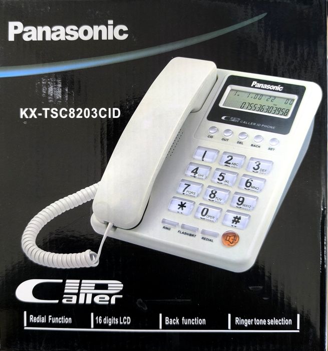 Супер, абсолютно новый, стационарный телефон panasonic 8203 домашний,