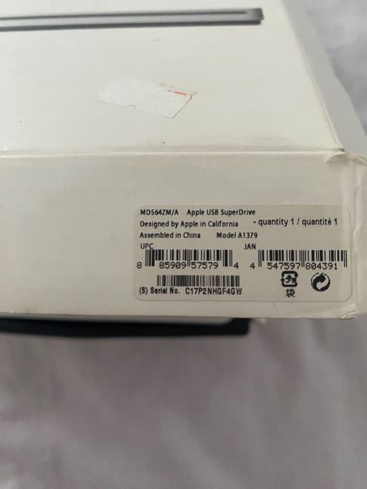 Mouse Apple,  Laptop Apple și USB Super Drive
