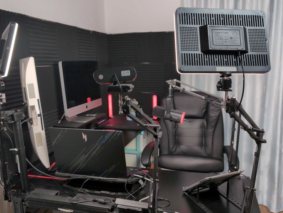 Lot Setup Full Streaming sau Gaming — Toate echipamentele necesare